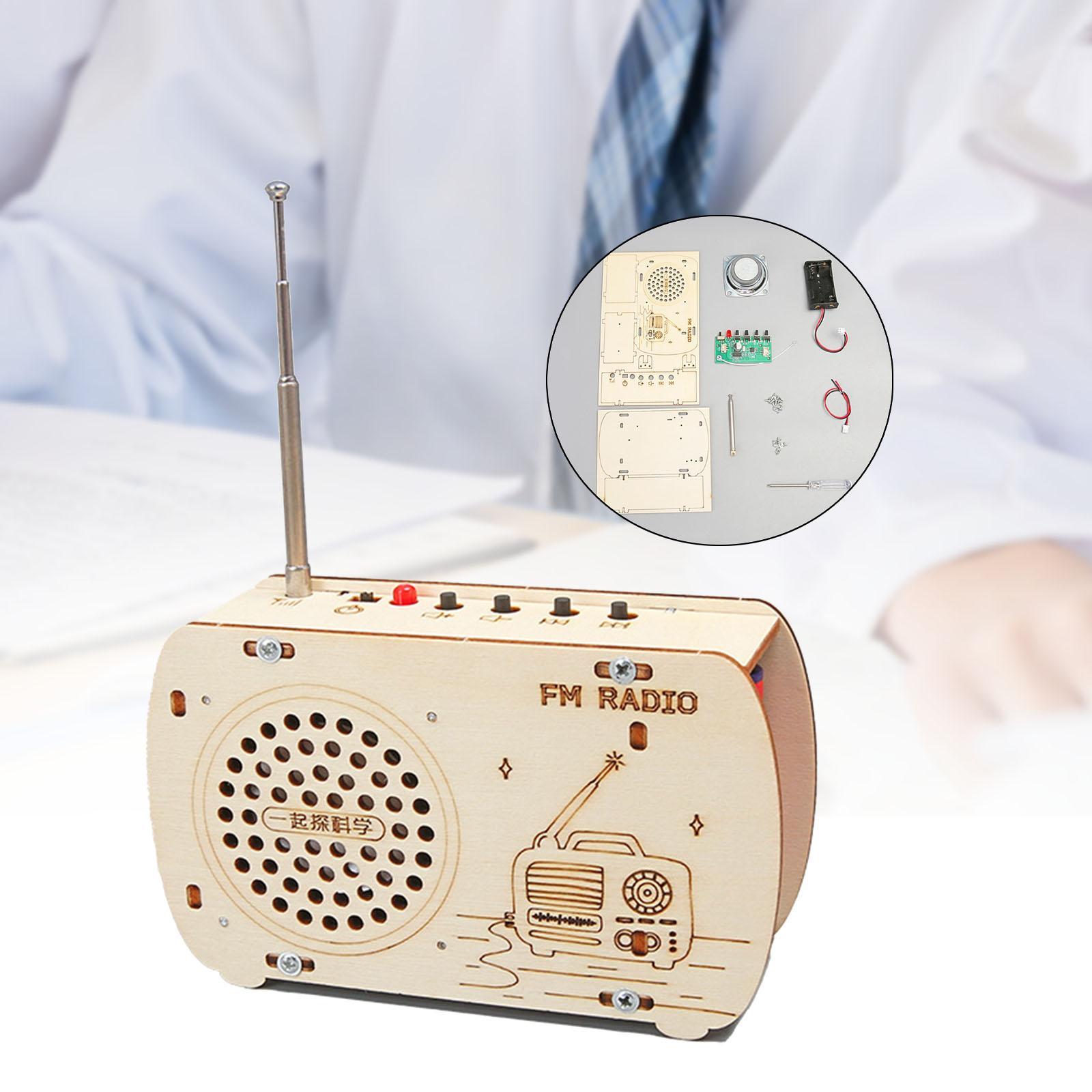 Science Diy Model - DIY Radiomodel Wetenschapsset Creatieve Technologie Puzzel