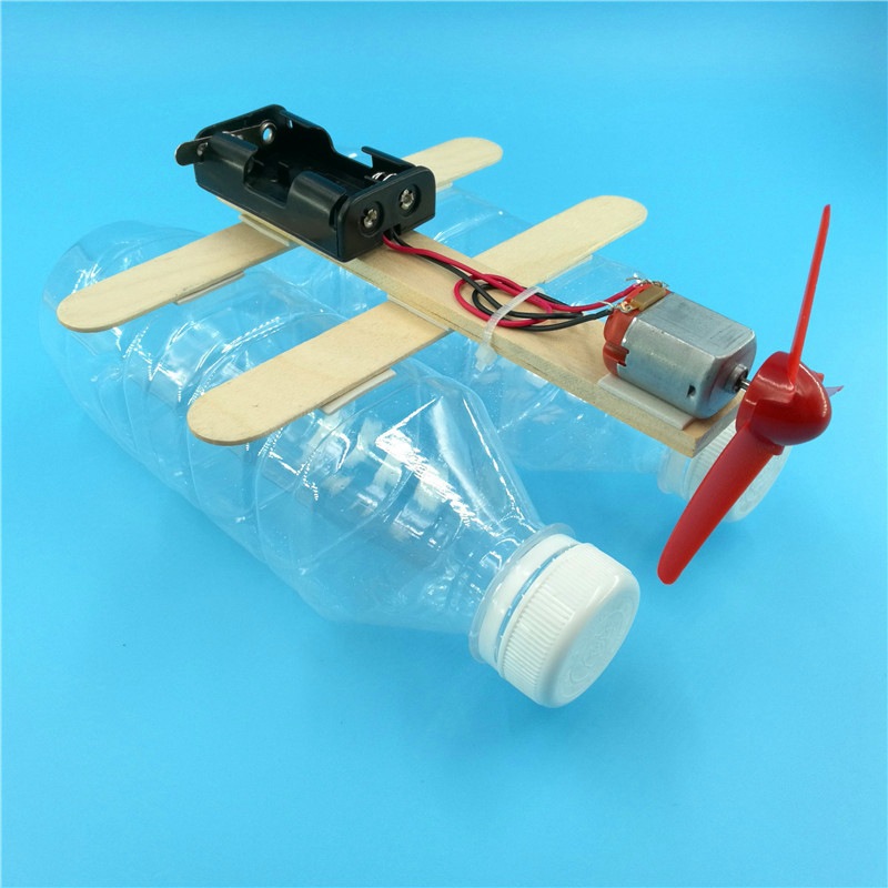 Science Diy Model - Gemonteerd Windturbine Model Houten Boot Diy