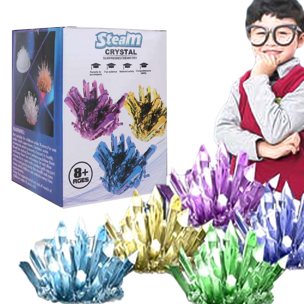 Science Toys Diy - Kristallen kweken Kristallen kweken Wetenschapskit Gekleurde