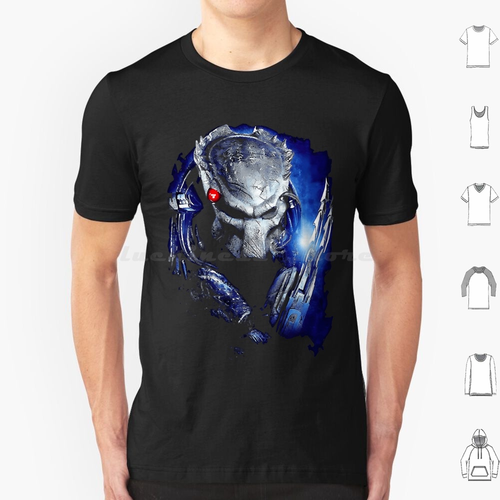 Science Hunter - De-Blauwe T-shirt Katoen Mannen Vrouwen DIY