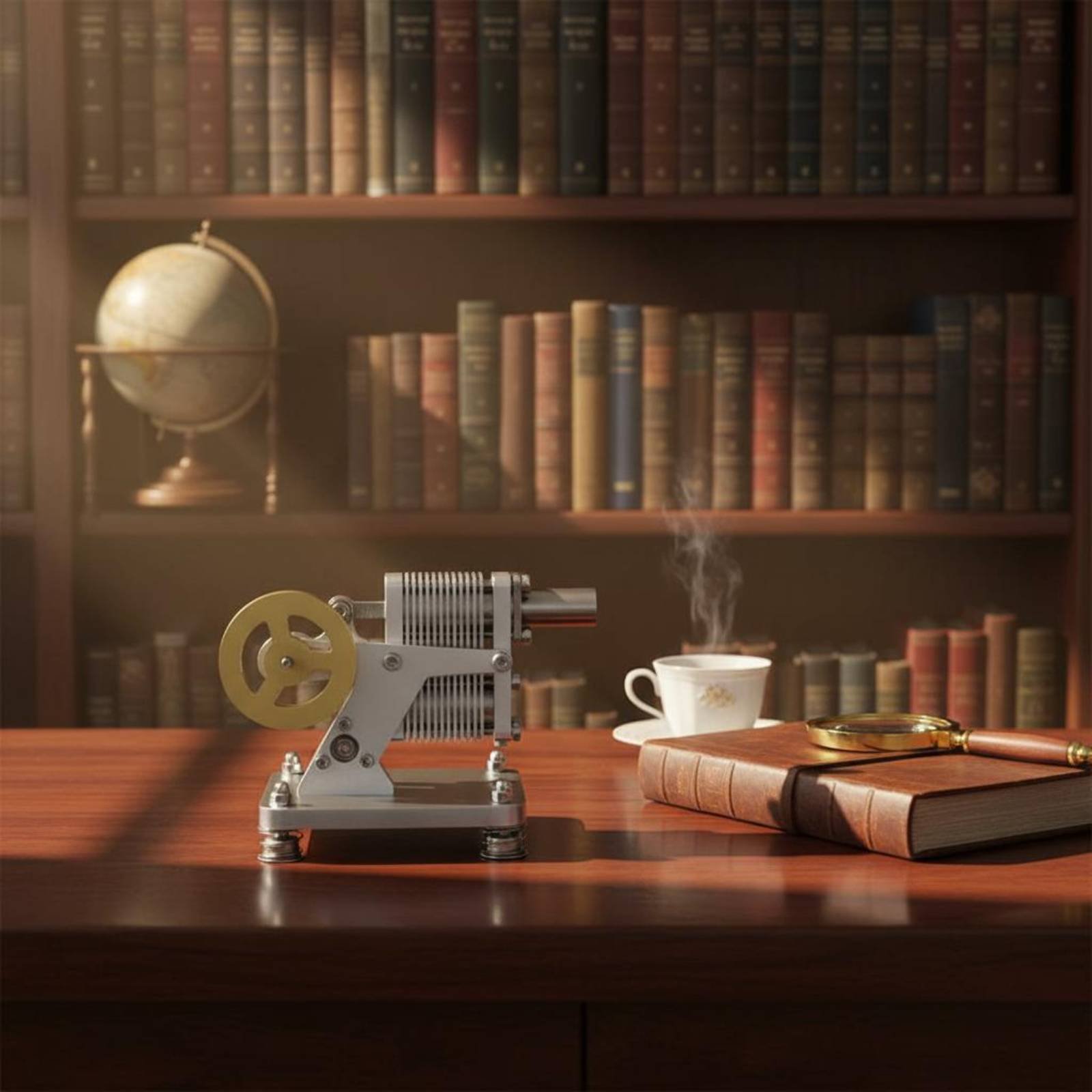 Science Hobbyist - Thermisch motormodel Wetenschappelijk cadeau Draaibare koppeling