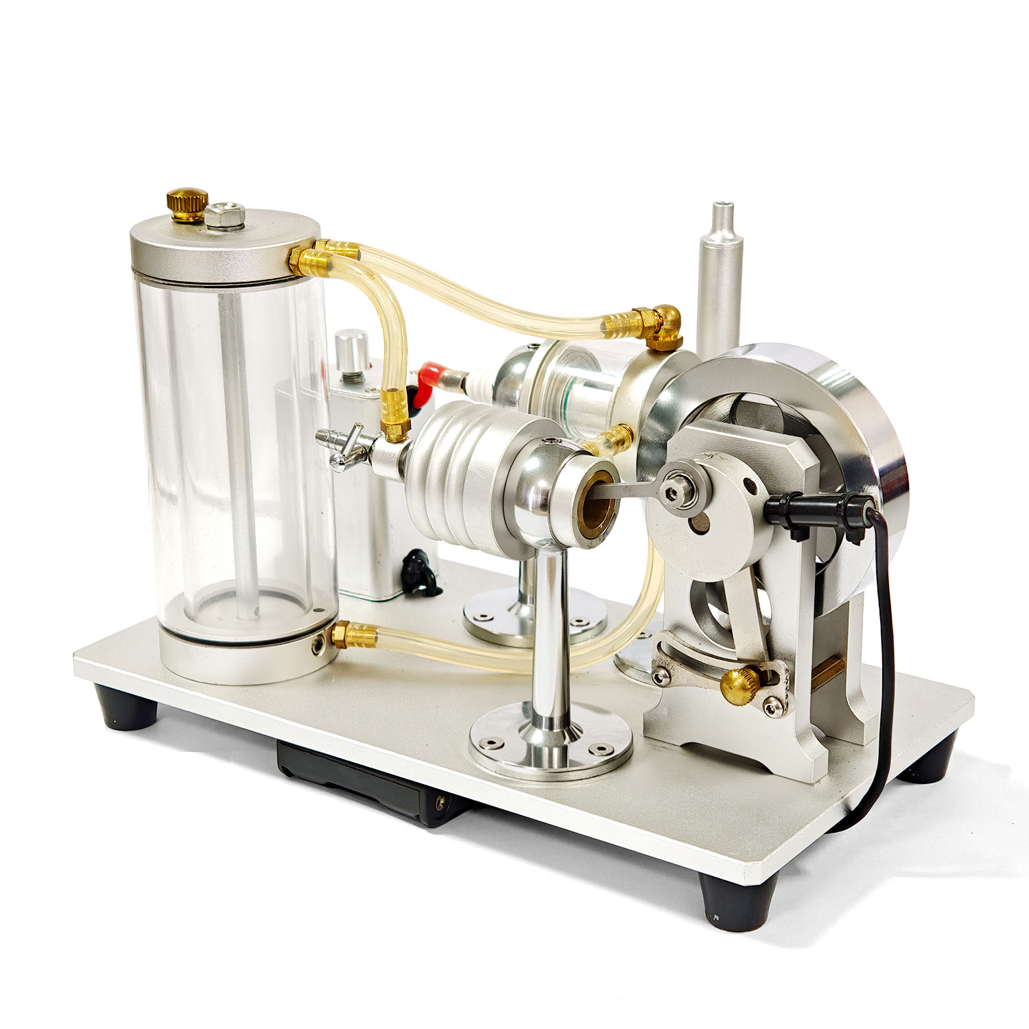 Science Hobbyist - Zelfcirculerende watergekoelde motor Model B-M Tweetakt