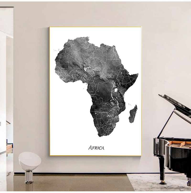 Afrika kaart posters en prints - Star Map Poster recensie en prijs