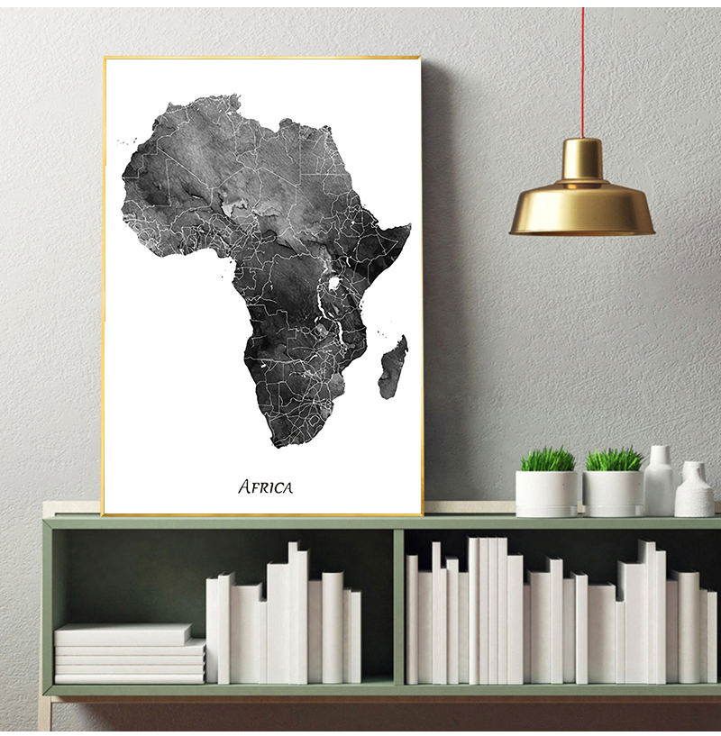 Afrika kaart posters en prints - Star Map Poster recensie en prijs