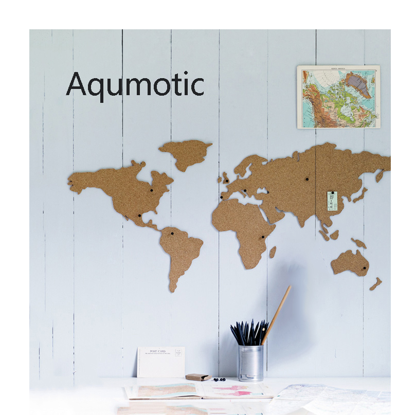 Aqumotic Kurk Wereldkaart Reiz - Star Map Poster recensie en prijs