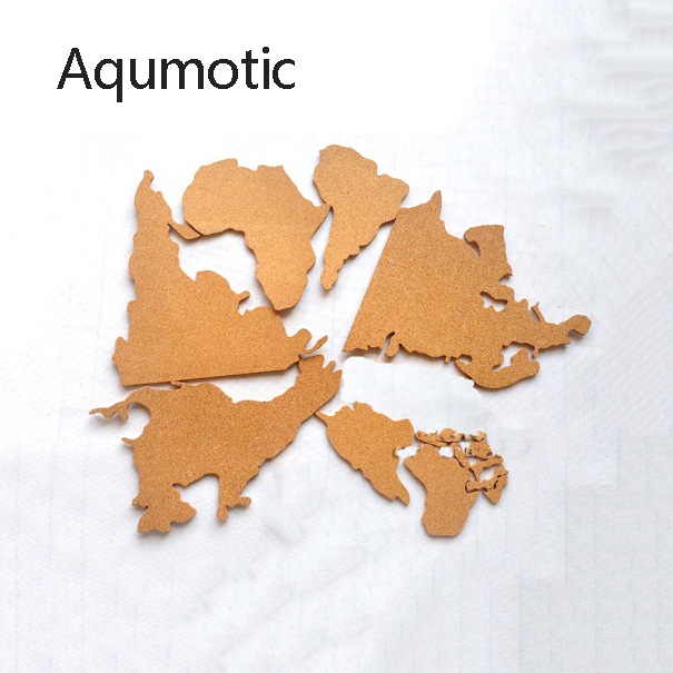 Aqumotic Kurk Wereldkaart Reiz - Star Map Poster recensie en prijs