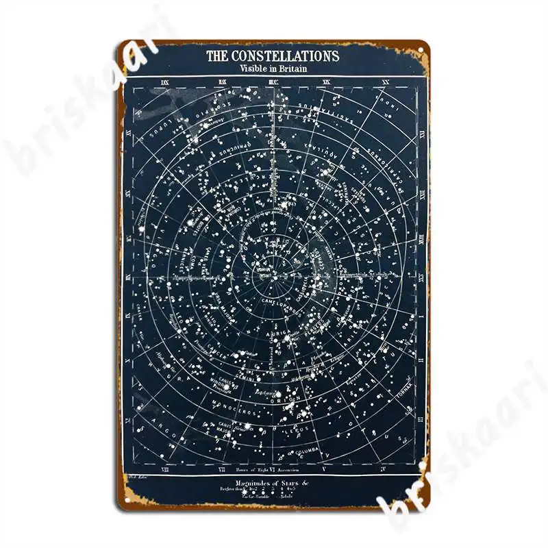 Vintage Star Sterrenbeelden Ka - Star Map Poster recensie en prijs