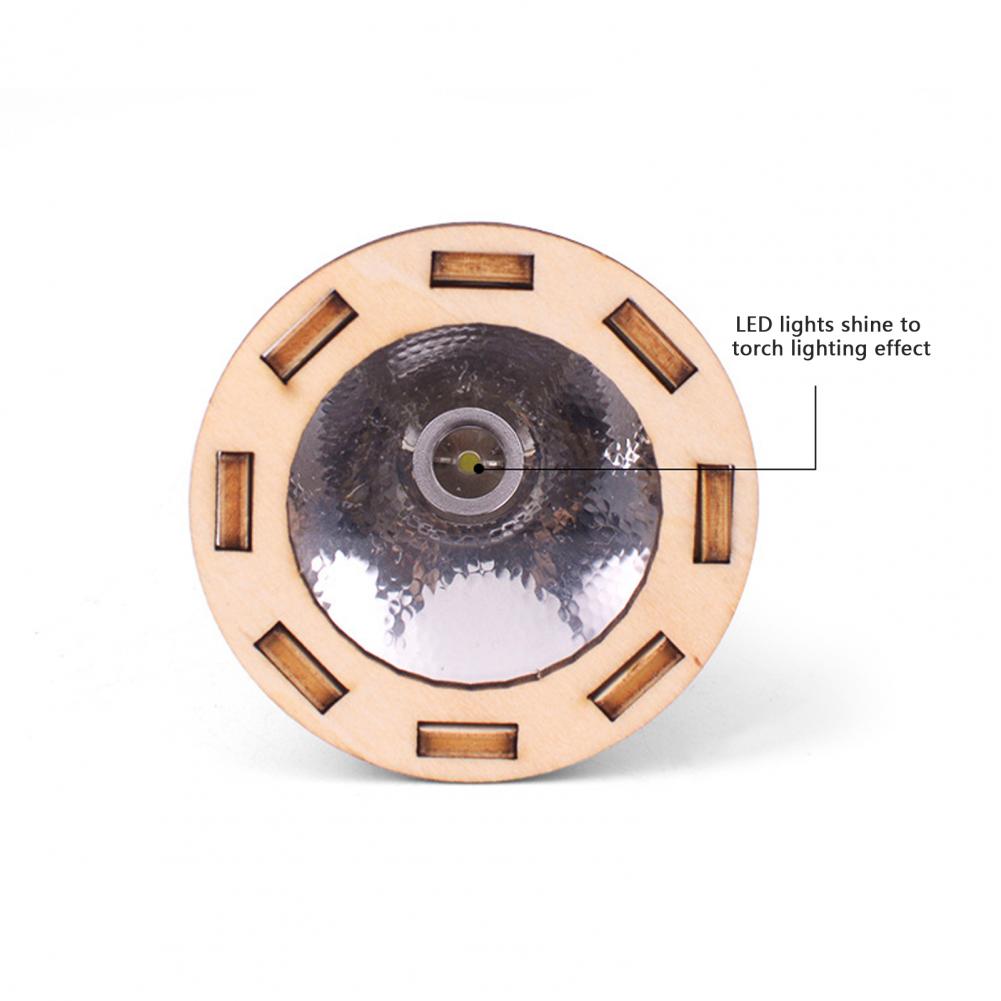 Houten DIY-zaklamp puzzelset S - Science Project Kit recensie en prijs