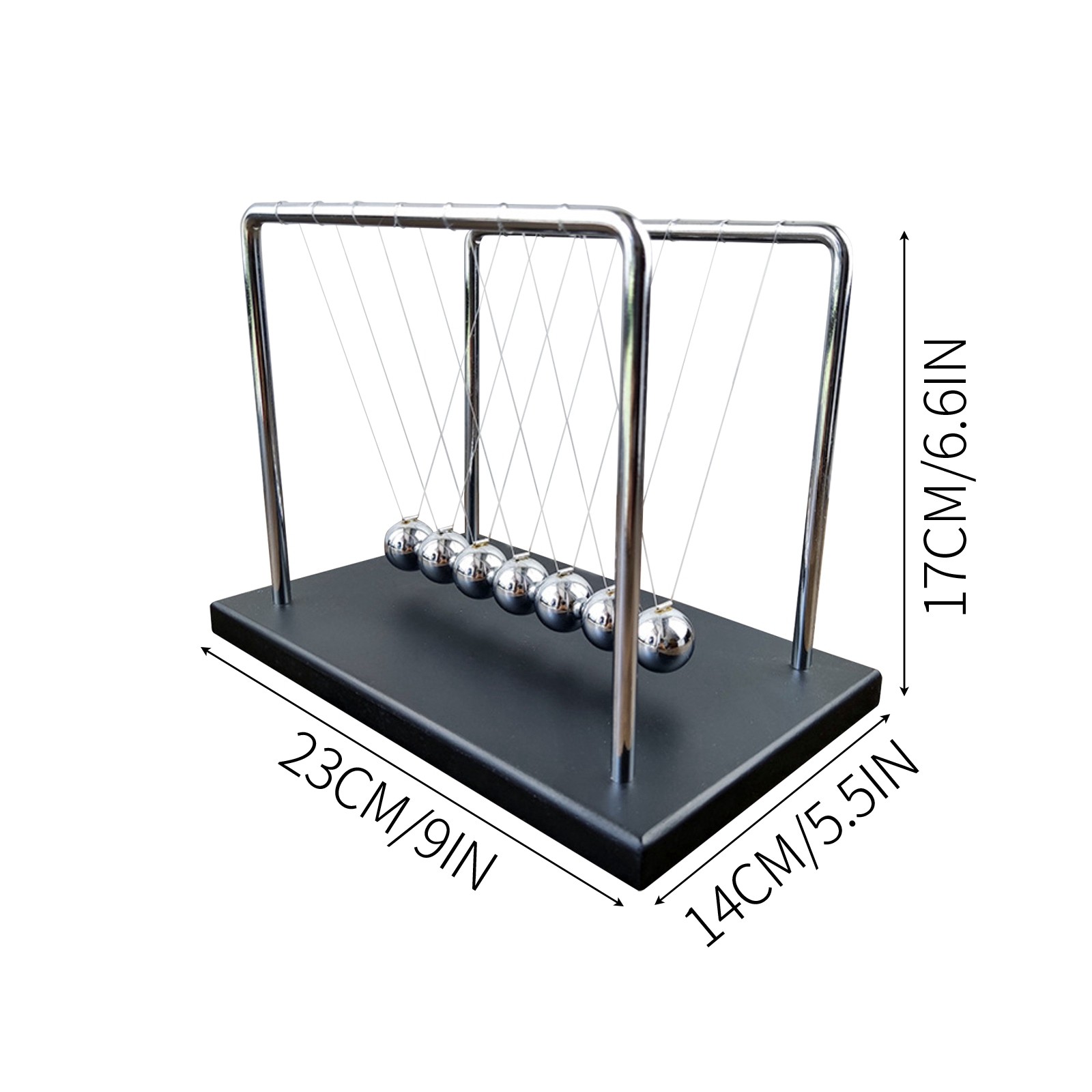 7 Ballen Monteur Curve Newton  - Newton Cradle Large recensie en prijs