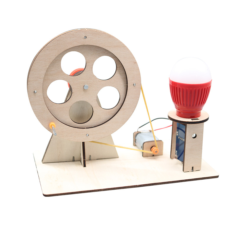 Mini DIY Hand Crank Generator  - Science Project Kit recensie en prijs