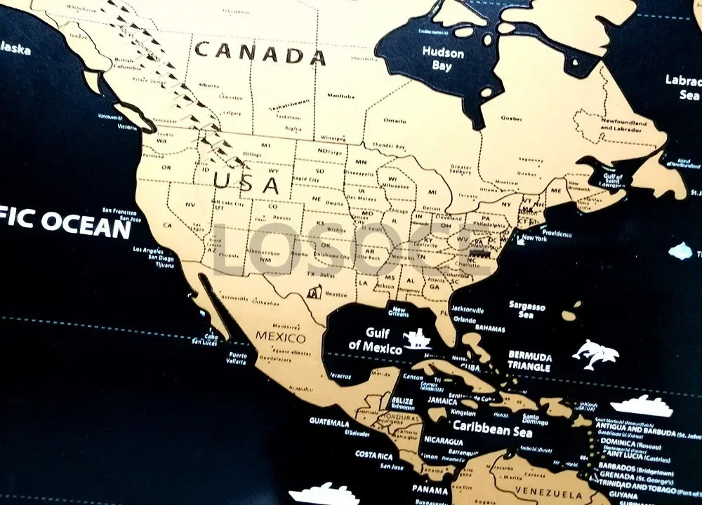 Nieuwe Deluxe Travel Scratch W - Star Map Poster recensie en prijs