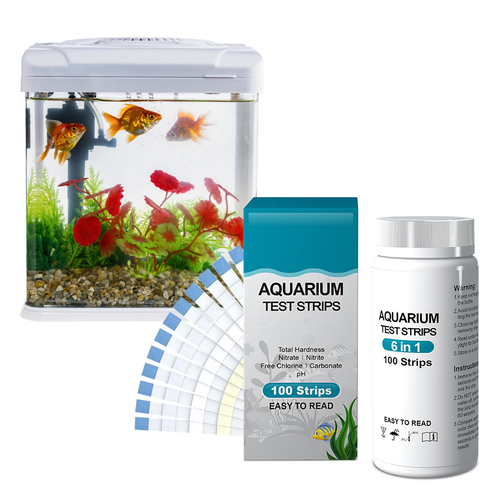 100 stks 6-in-1 Waterkwaliteit - Water Testing Kit recensie en prijs