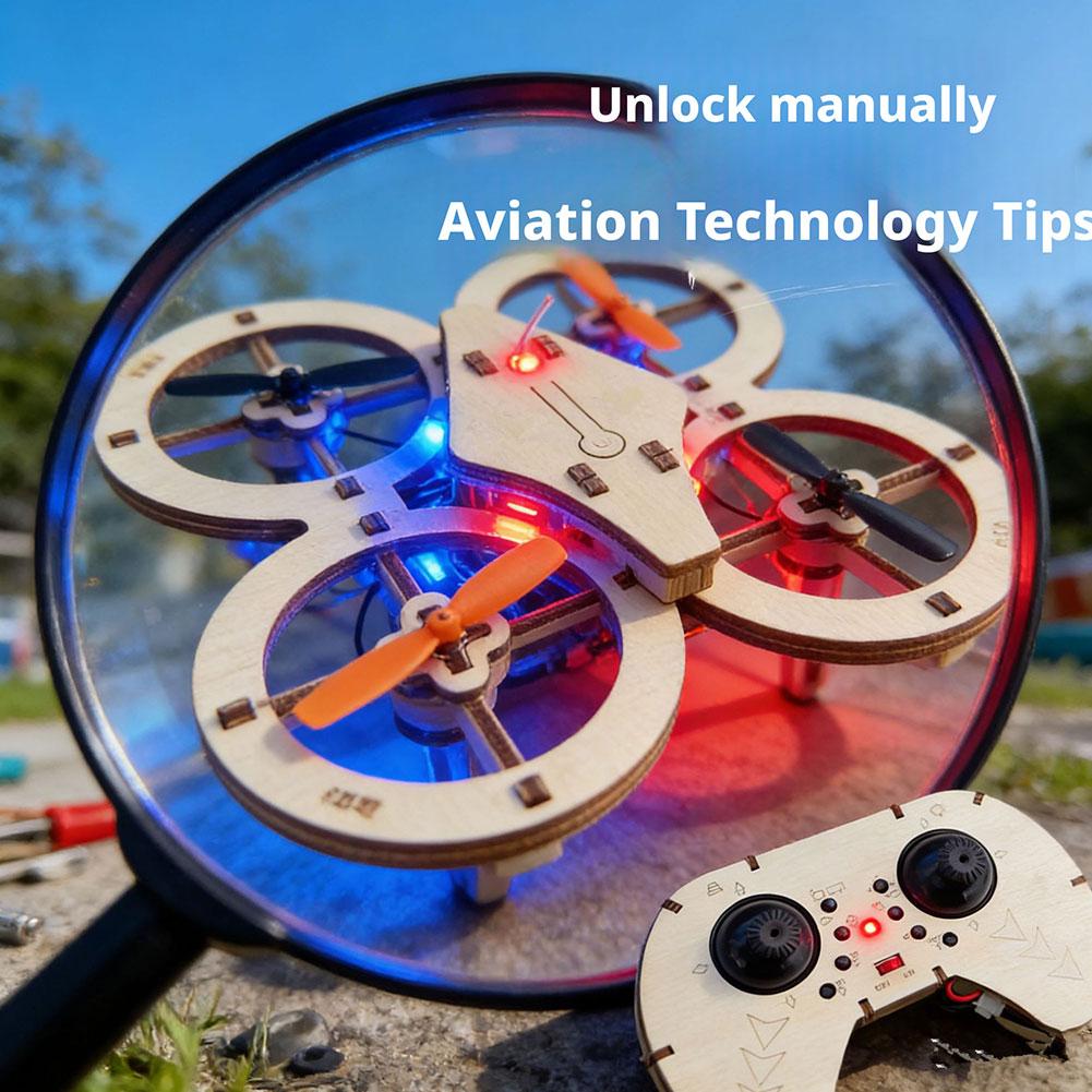 DIY houten RC drone quadcopter - Science Diy Model recensie en prijs