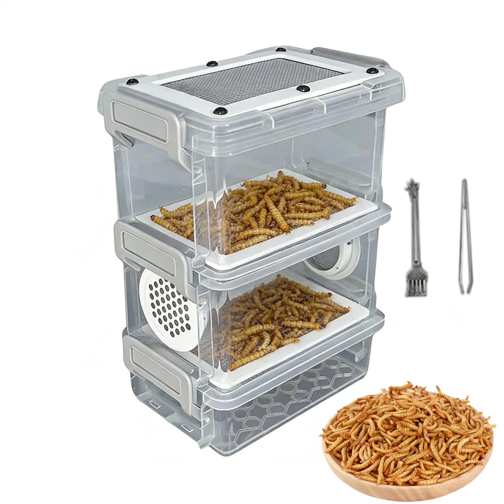 Meelworm Kweekset 3-laags Zijd - Science Hobbyist recensie en prijs
