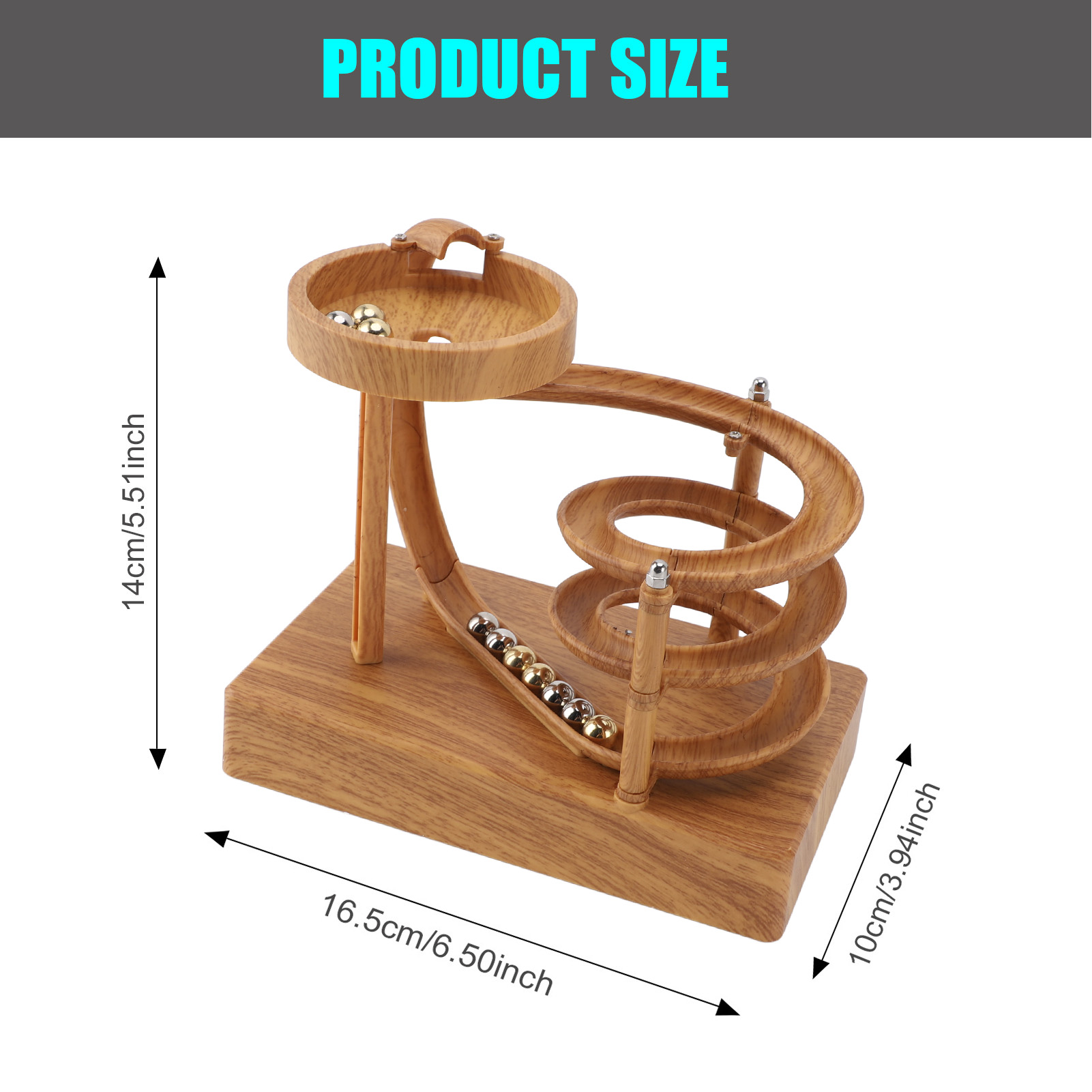 Rolling Perpetual Motion Machi - Newton Cradle Large recensie en prijs