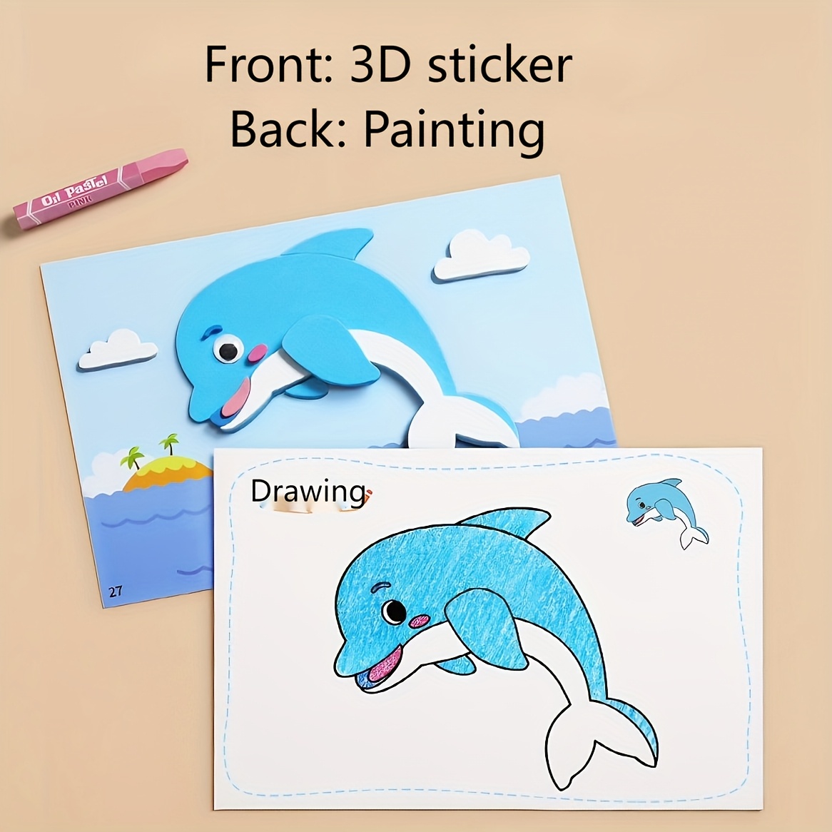 3D-stickers voor kinderen, weg - Science Project Diy recensie en prijs