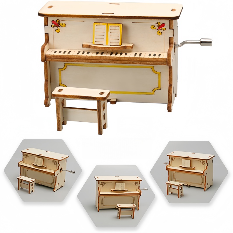 DIY handbediende kinderpiano E - Science Diy Model recensie en prijs