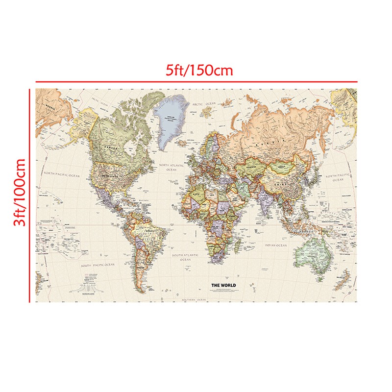 Vintage Hangende Poster Wereld - Star Map Poster recensie en prijs